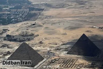 رزمایش مشترک چین و مصر بر فراز اهرام؛ پیام تغییر اتحادهای نظامی در غرب آسیا