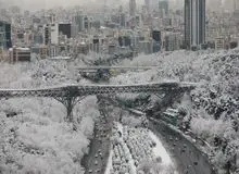 وزش باد شدید همراه با بارش برف و باران در تهران