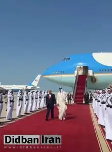 استقبال امیر قطر از ترامپ+فیلم