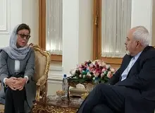 قائم مقام وزیر امور خارجه سوئد با ظریف دیدار کرد