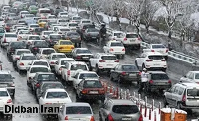 ادامه بارش برف در جاده‌های ۱۵ استان/ کولاک در یک استان/ هراز مسدود شد