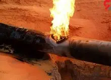 ببینید: وقوع انفجار در خط لوله صادرات گاز روسیه به اوکراین +فیلم
