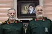 دیدار رئیس ستادکل نیروهای مسلح با فرمانده کل سپاه/ سردار پاکپور: ماموریت راهبردی سپاه صیانت از آرمان‌های انقلاب اسلامی است