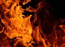 ۳مصدوم در پی حریق ساختمانی مسکونی در خیابان پیروزی تهران