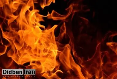 ۳مصدوم در پی حریق ساختمانی مسکونی در خیابان پیروزی تهران