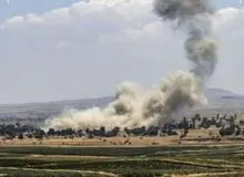 حمله پهپادی به پایگاه ارتش آمریکا در سوریه