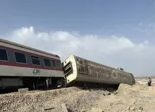 قطار مسافری تهران - کرمان دچار سانحه شد