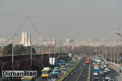 وزش باد و گرد و خاک در انتظار تهران