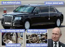 ویژگی های خودرویی که پوتین با خود به تهران آورد + تصاویر
