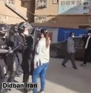 ببینید:ایستادگی دختر شجاع چینی مقابل نیروهای سرکوبگر دولتی+ فیلم 