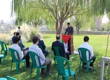 دانشگاه امام صادق(ع) برای شش اسیر فلسطینی درخت زیتون کاشت/ نماینده جنبش جهاد اسلامی فلسطین: امیدوارم این شش زندانی سال دیگر در تهران باشند
