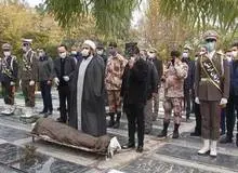 پرتوی و جلیلوند در قطعه هنرمندان آرام گرفتند +تصاویر