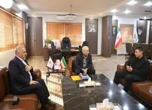 دیدار امیر قلعه‌نویی با استاندار مازندران