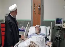 رئیس‌جمهور از حجت‌الاسلام شهیدی عیادت کرد