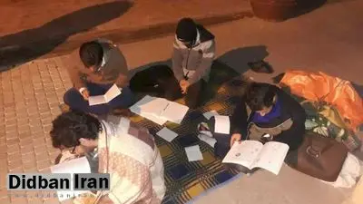 کارتن‌خوابی دانشجویان دانشگاه شیراز + تصاویر
