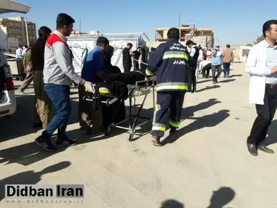 رضایت آسیب دیدگان سرپل ذهاب از روند خدمات درمانی در بیمارستان