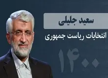 سعید جلیلی انصراف نمی دهد