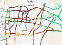 ترافیک تهران تم شب یلدا گرفت/ عکس