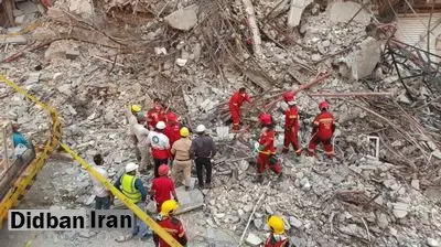 وزیر کشور: تعداد جانباختگان متروپل به ۱۴ نفر رسید / آواربرداری تا صبح ادامه دارد