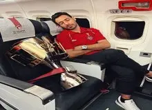 ساعت ۲ میلیارد تومانی شجاع در شب قهرمانی تراکتور+عکس 