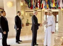 دیدار علی باقری با همتای عمانی خود