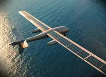 پهپادی با بال‌های بزرگ‌تر از بوئینگ ۷۴۷، بدون حتی یک قطره سوخت!