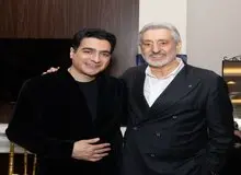 حضور ابی و مهران مدیری در کنسرت همایون شجریان + فیلم و عکس