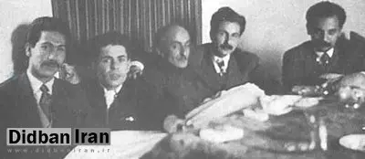 تصویری قدیمی از بزرگان ادبیات ایران که آخرین بازمانده هم امروز درگذشت