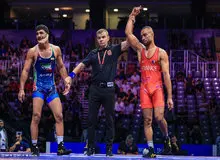 اشک های دانیال گریبان کشتی گیر فرانسه را گرفت/ اینبار مدال طلا با ضربه سر پرید!