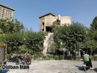 تخریب یک خانه در شهرآرا تهران پس از حمله اسرائیل+فیلم 