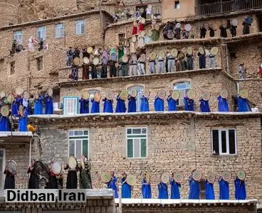 مراسم هزار دف پالنگان+فیلم