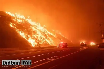 آتش سوزی جدید در «لس آنجلس»؛ دستور تخلیه صادر شد+فیلم 