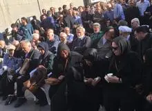 گزارش دیده بان ایران از مراسم وداع با دکتر یزدی از حسینیه ارشاد+عکس 