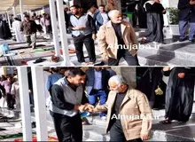 سردار سلیمانی در حرم امام حسین(ع)