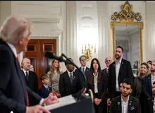 ترامپ با گروگان‌های آزادشده اسرائیلی در کاخ سفید دیدار کرد