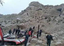 آمار فوتی‌های حادثه واژگونی اتوبوس سربازان به ۱۰ نفر رسید