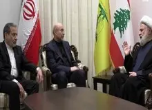 دیدار قالیباف و عراقچی با شیخ نعیم قاسم در بیروت
