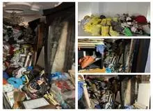 جمع‌آوری بیش از ۲۰ تن زباله از این منزل مسکونی