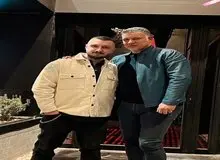 بدل زلنسکی در کنار علی دایی در تهران+عکس