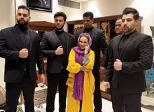 فیلمی از اسکورت و بایدگاردهای  بهنوش بختیاری درخیابان های تهران
