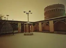 بارش برف کم نظیر شهر کویری یزد+ عکس 