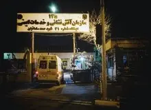 تصاویر ایستگاه هایی که آتش نشانان شهید در آن کار می کردند 