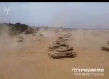 حمله زرهی اسرائیل به نوار غزه+فیلم 