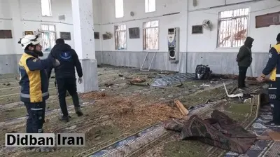 انفجار تروریستی در مسجد امام علی در حمص سوریه + فیلم