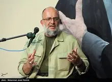 سردار سعید قاسمی در مراسم ختم نادر طالب زاده: خاتمی و هاشمی و روحانی وهمه عوامل رسانه ای آنها لعنت فرستاد/FILM
