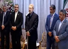 لاریجانی: آمریکا عنصر مزاحم در روابط ایران و ژاپن است
