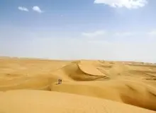 تصاویری زیبا از کویر ورزنه اصفهان