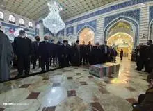 تشییع پیکر شهید محسن فخری‌زاده در قم/ تصاویــــر