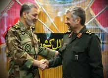 فرمانده کل سپاه با فرمانده کل ارتش دیدار کرد
