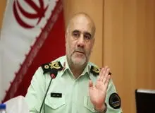  فرمانده انتظامی تهران بزرگ:مقابله با حیا زدایی با اقتدار ادامه دارد/ در بحث عفاف و حجاب، با هوچی‌گری و جوسازی عقب نخواهیم نشست/ برخی درگیری ها با پلیس امنیت اخلاقی سناریو سازی بود